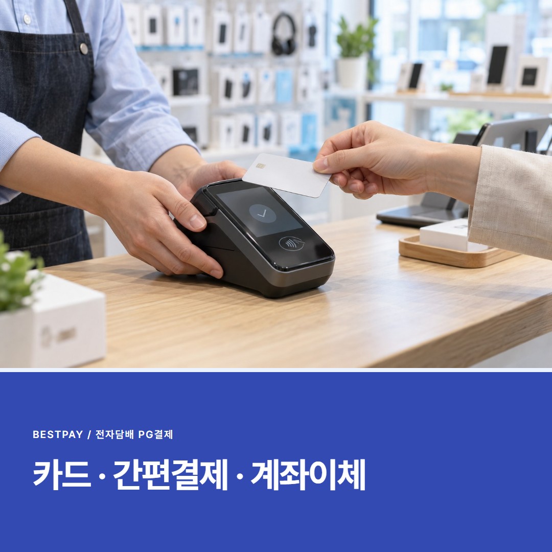 카드 · 간편결제 · 계좌이체 — PG결제 수단