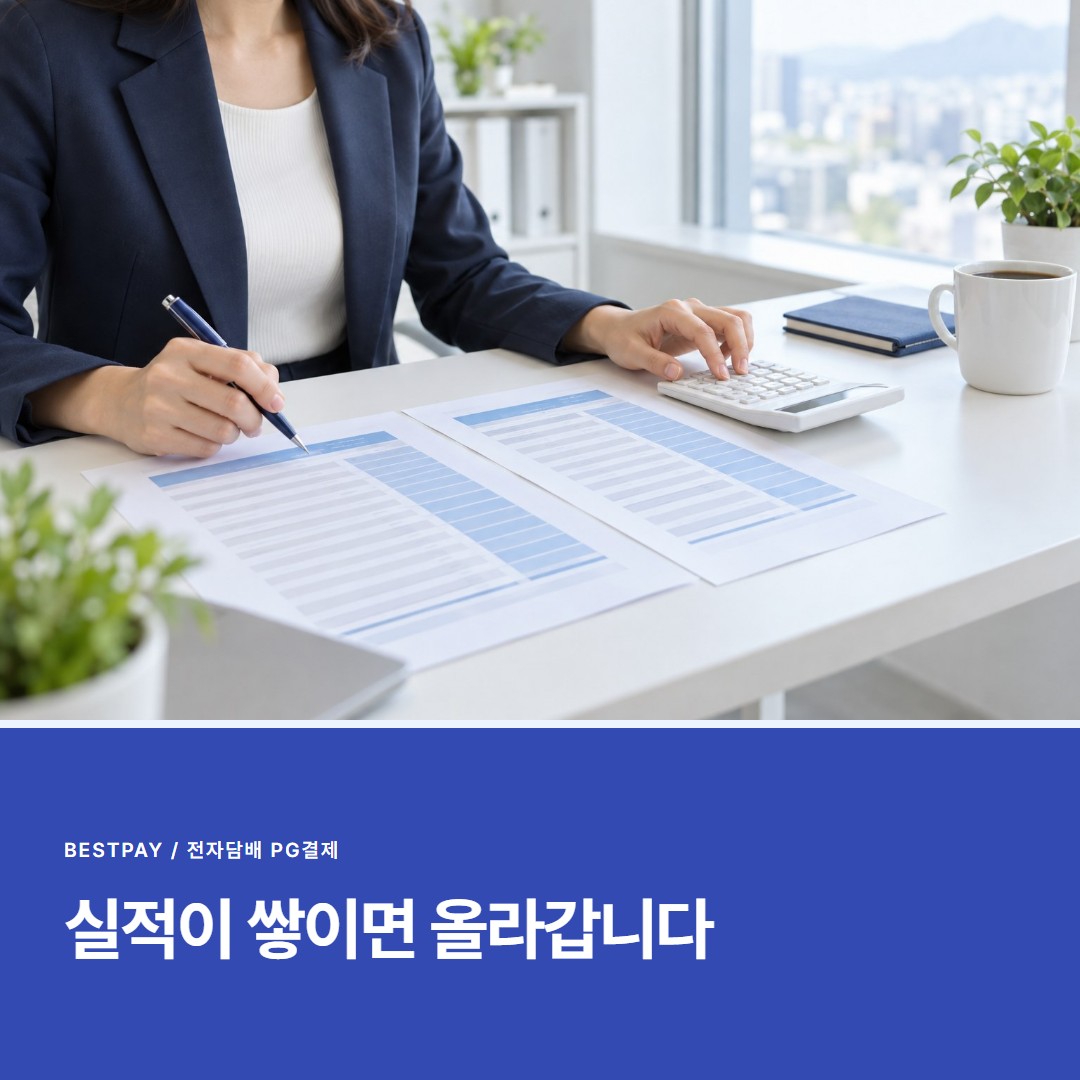 실적이 쌓이면 올라갑니다 — 결제 한도