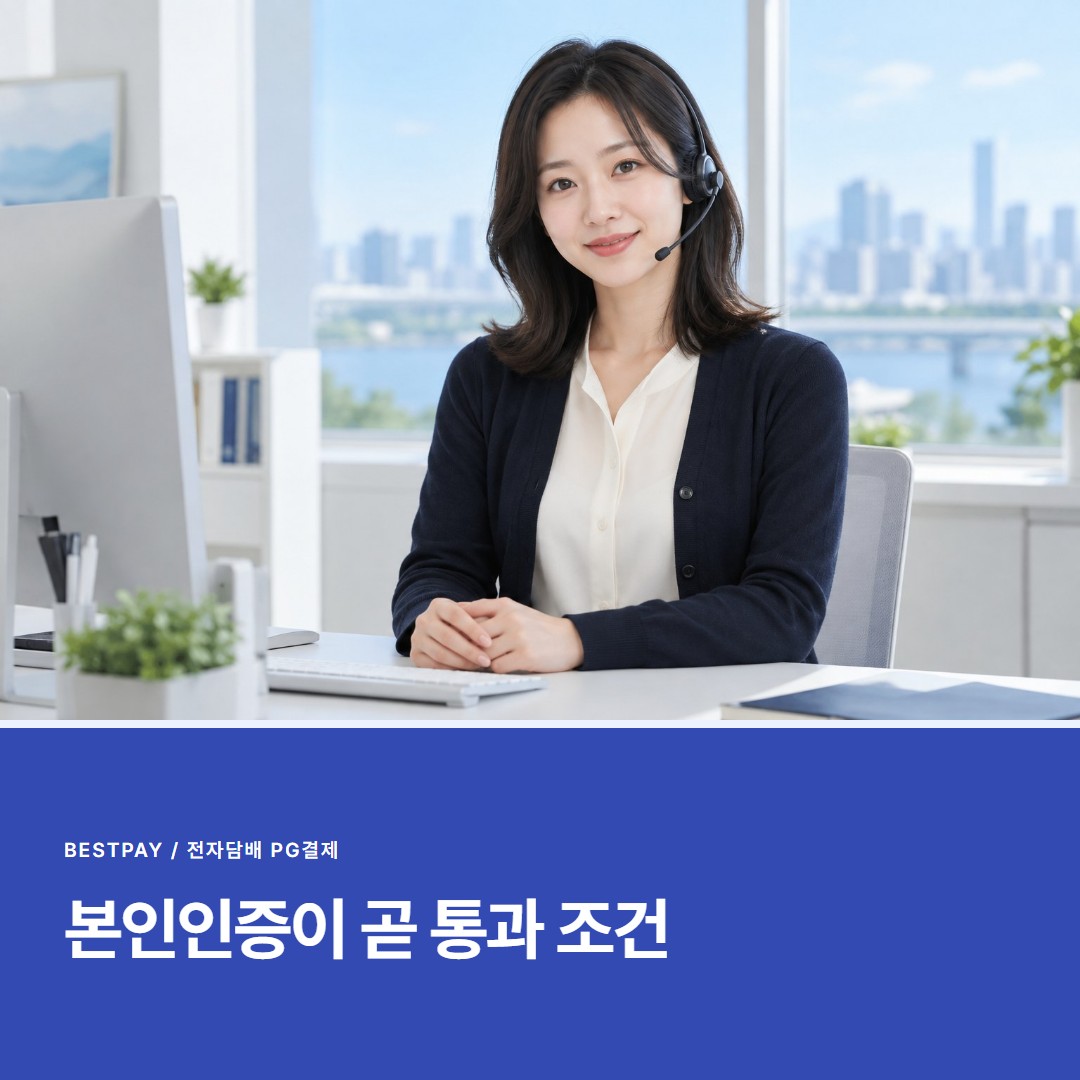 성인 인증이 곧 통과 조건 — 본인인증